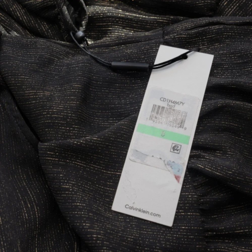 Calvin‎ Klein. Sheer Empire Waist Mini Dress.